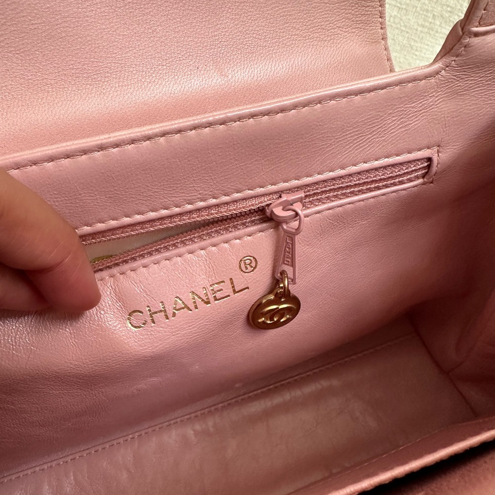 SOLD Chanel Kelly Vintage Bag Pink 1997-1999 - Picture 14 of 16